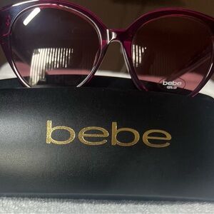 Bebe Chic Plum Sunglasses